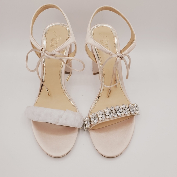 Badgley Mischka Jewel, Uzuri, Champagne NWOB - Picture 3 of 11